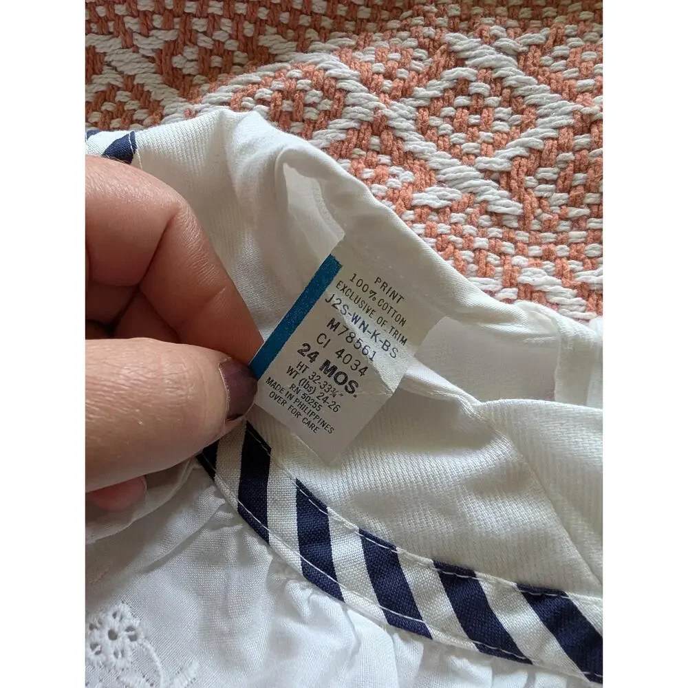 Vintage toddler baby girls romper bubble one piece size 24 months 2t